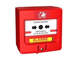 DM 1 contact en saillie ou encastrable ROUGE